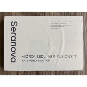 Seranova Microneedling Infusion Kit Anti Aging 3 Month Supply Exp 07/2028 Sealed